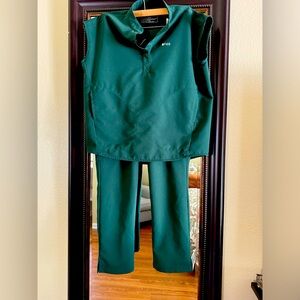 Sold out British Racing Green Figs Set Rafaela top xxs